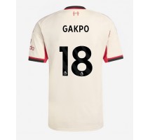 Liverpool Cody Gakpo #18 Koszulka Wyjazdowa 2025-26 Krótki Rękaw